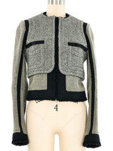 2008 Balenciaga Deconstructed Crop Jacket Jacket arcadeshops.com