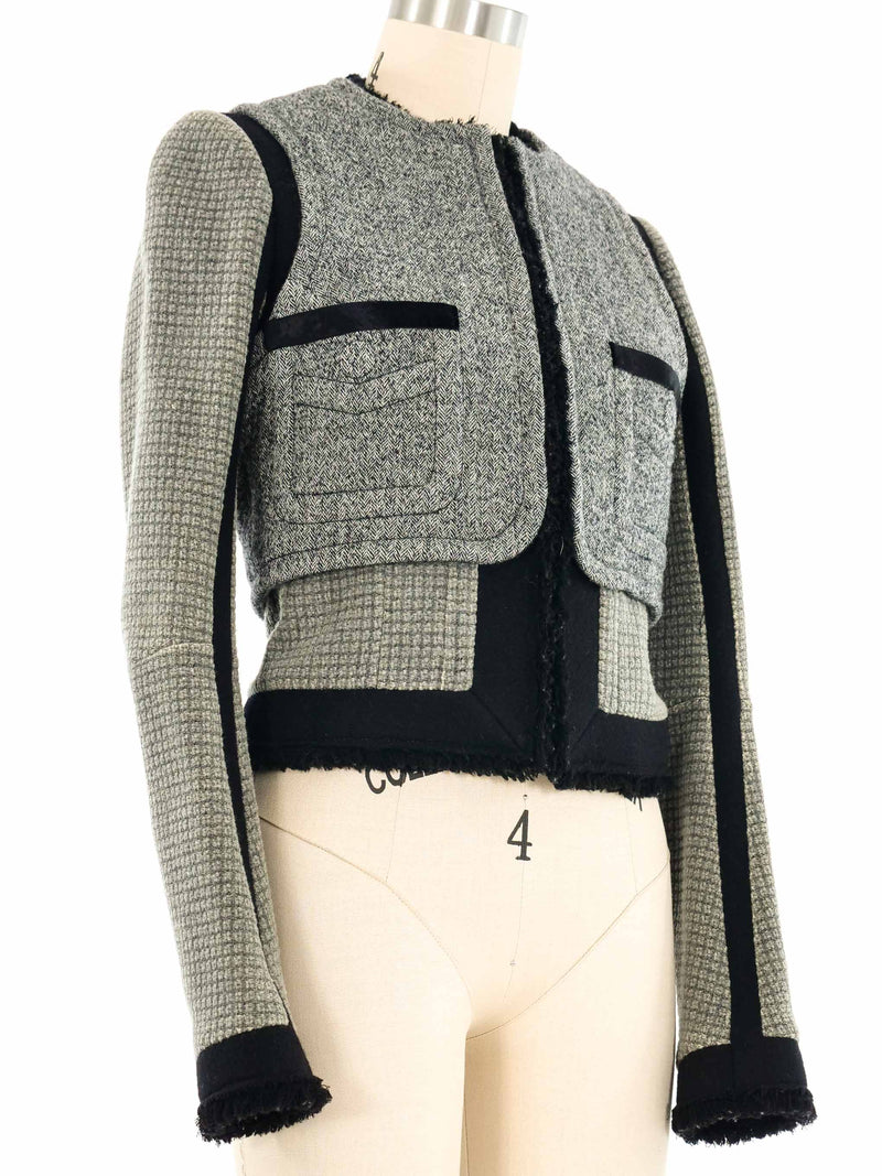 2008 Balenciaga Deconstructed Crop Jacket Jacket arcadeshops.com