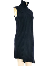 2013 Celine Navy Ribbed Sweater Tunic Top arcadeshops.com