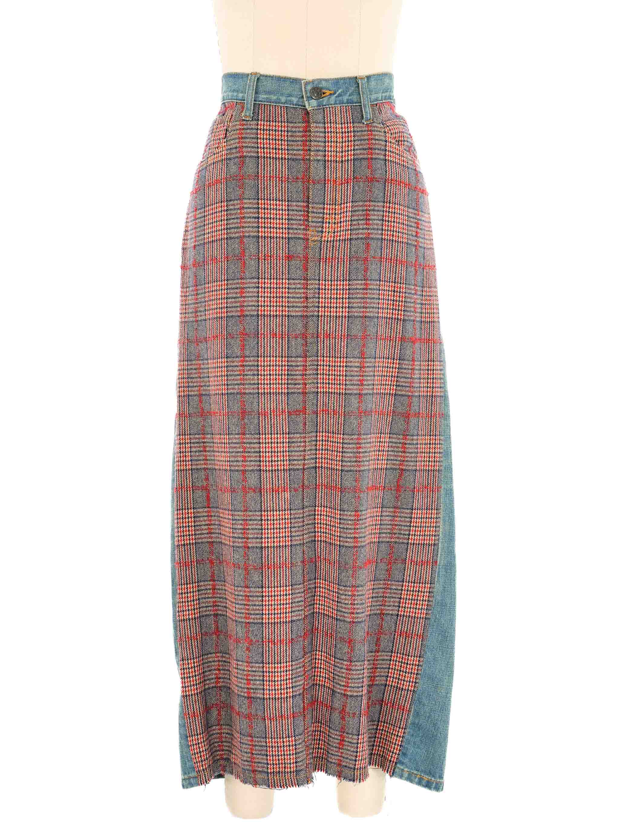 2004 JUNYA WATANABE デニム　ドッキング　スカート　Mサイズ JUNYA WATANABE COMME des GARCONS ジュンヤワタナベ×リーバイス
