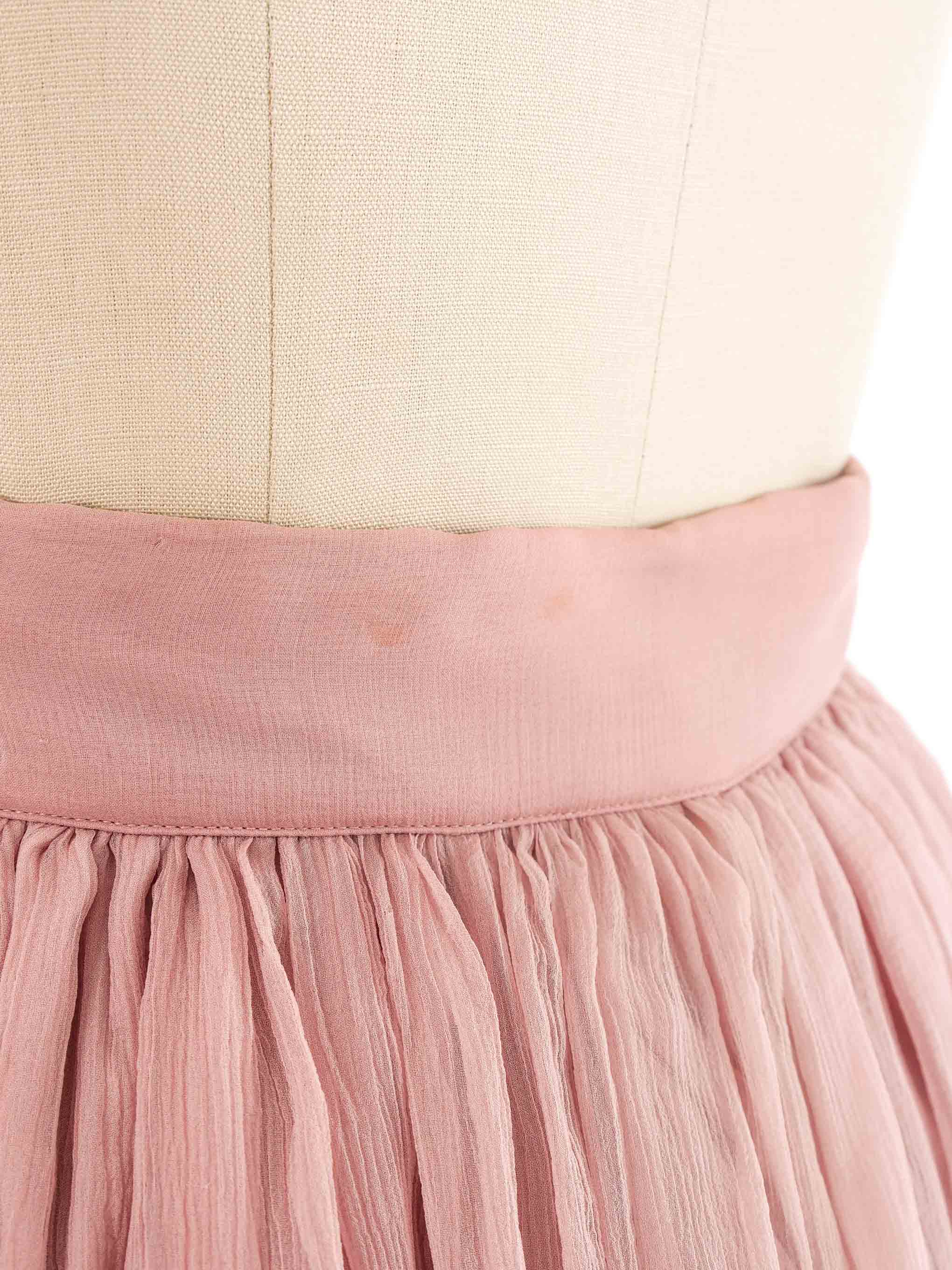 スカート DOLCE & GABBANA Woman Skirt Pink F5R64TIS1Y7 H25PR 1993 Dolce and Gabbana Rose Silk Draped Skirt