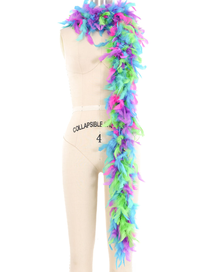 Multicolor Feather Boa Accessory arcadeshops.com