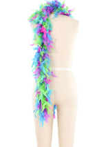 Multicolor Feather Boa Accessory arcadeshops.com