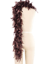 Chocolate Feather Boa Accessory arcadeshops.com