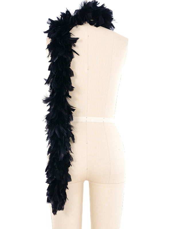 Black Feather Boa Accessory arcadeshops.com