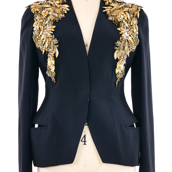 新着 関税送料込み alexander mcqueen アシンメトリージャケット arcadeshops.com-
