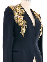 2013 Alexander McQueen Embellished Blazer Jacket arcadeshops.com