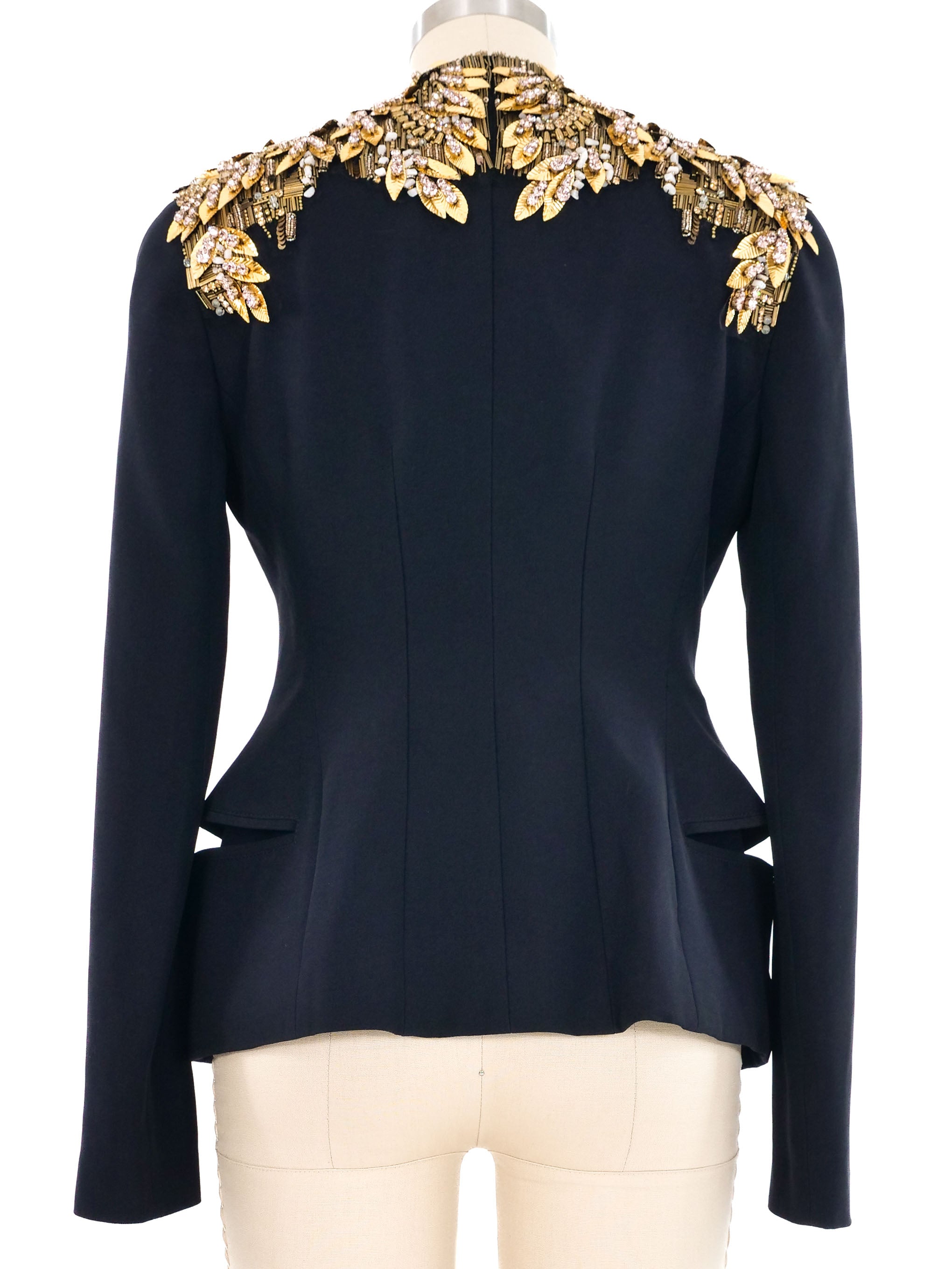 2013 Alexander McQueen Embellished Blazer