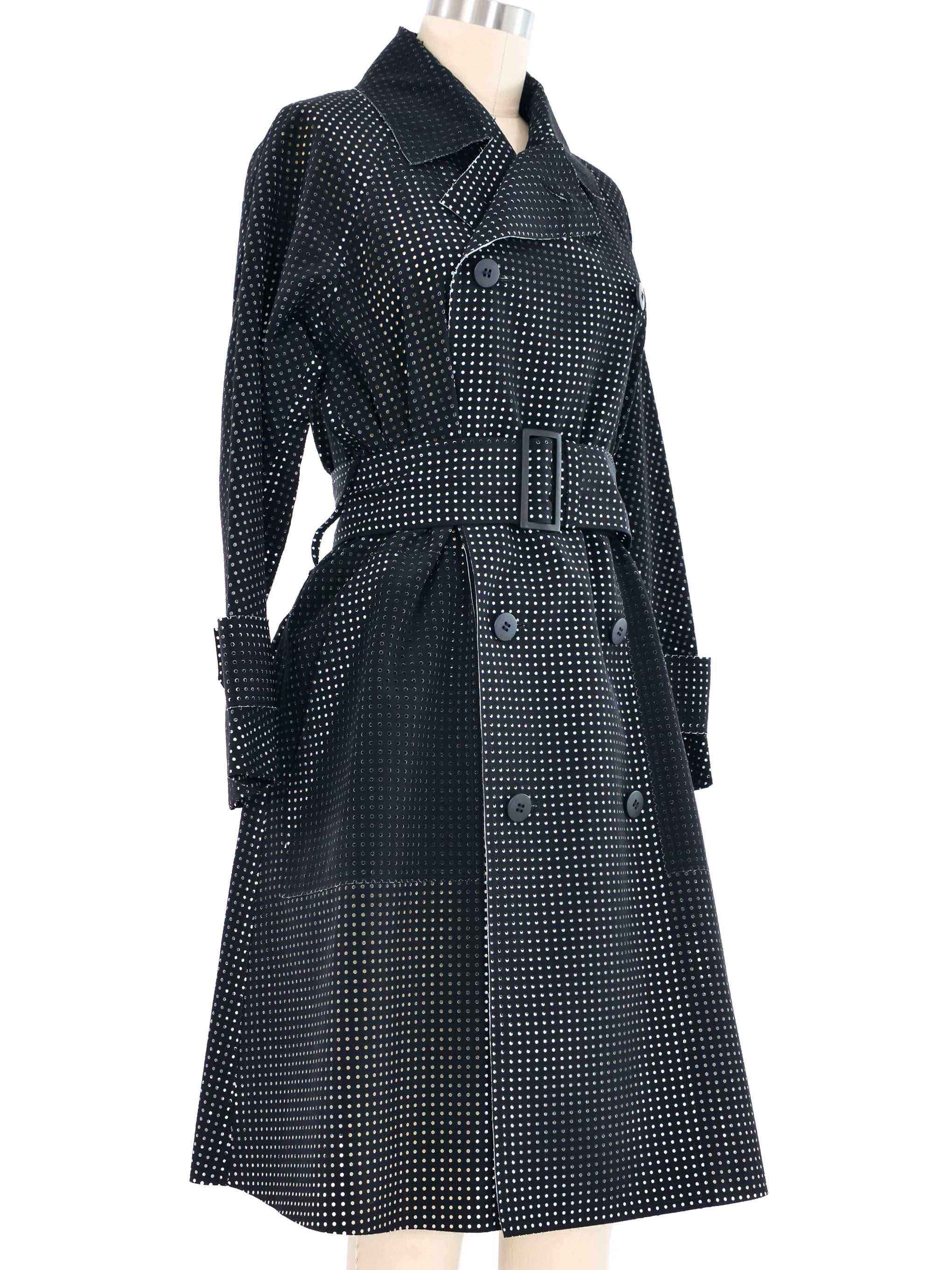 エブリデイアイライク イタリア生地　EPE Jacket Coat Issey Miyake Perforated Trench Coat