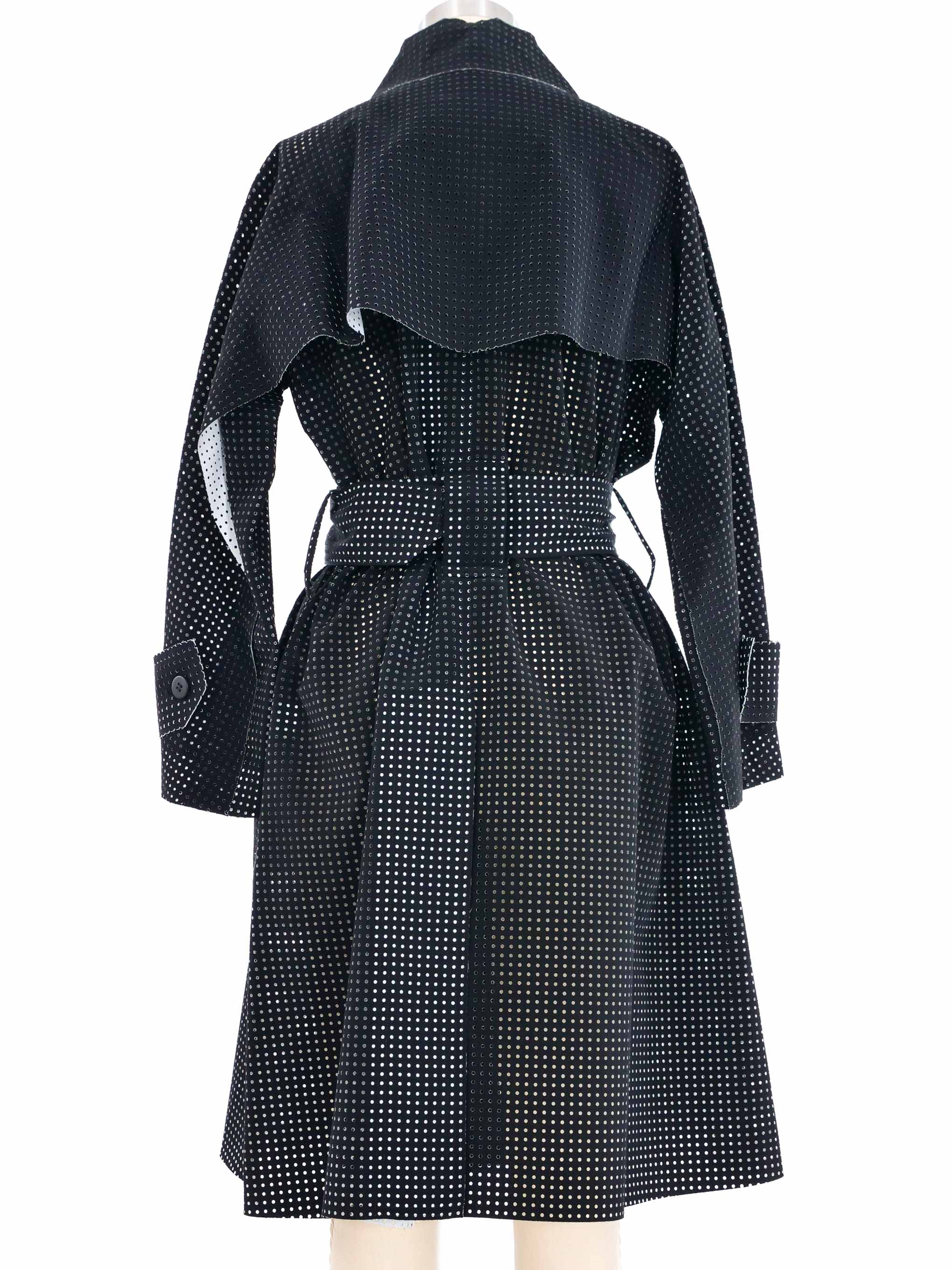 Issei Miyake トレンチコート Issey Miyake Perforated Trench Coat