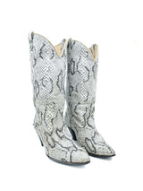 Greyscale Snakeskin Cowboy Boots, 7.5 Accessory arcadeshops.com