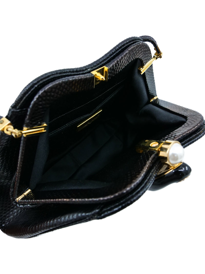 Judith Leiber Penguin Clasp Convertible Clutch Accessory arcadeshops.com