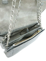 Nancy Gonzalez Grey Crocodile Bag Accessory arcadeshops.com