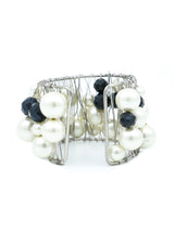 Pearl Bead Wire Cuff Accessory arcadeshops.com