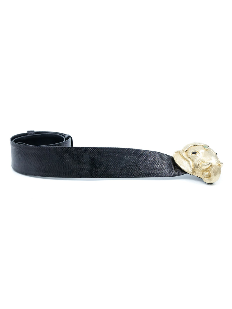 Judith Leiber Elephant Buckle Belt Accessory arcadeshops.com