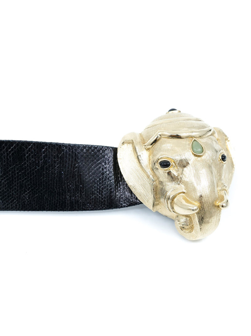 Judith Leiber Elephant Buckle Belt Accessory arcadeshops.com