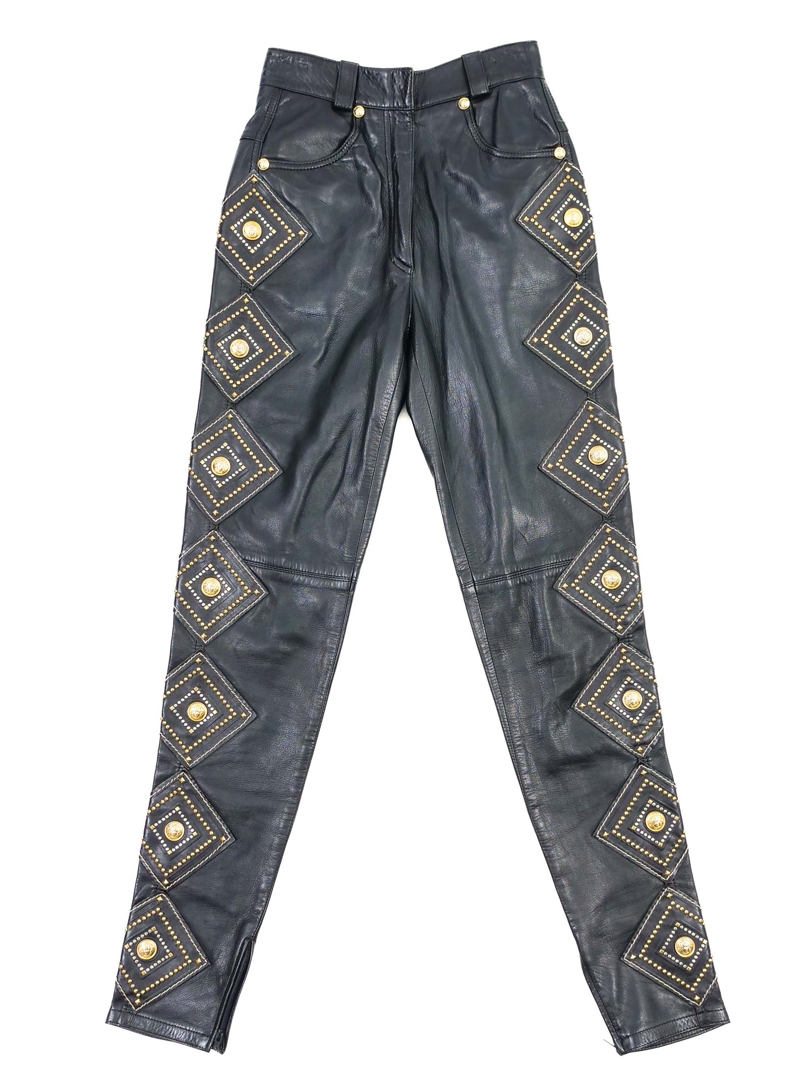 80s Gianni versace レザーパンツ　初期　アーカイブ 90s arcadeshops.com-2699088_1600x.