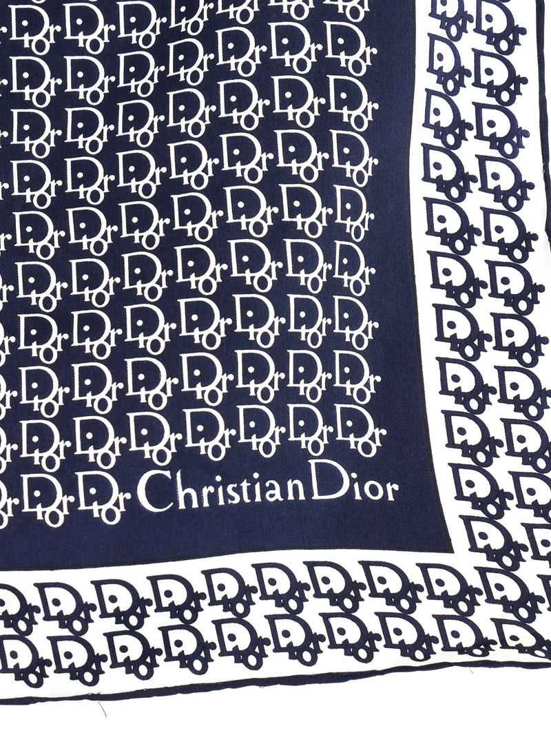 Christian Dior Mini Navy Trotter Handkerchief Accessory arcadeshops.com