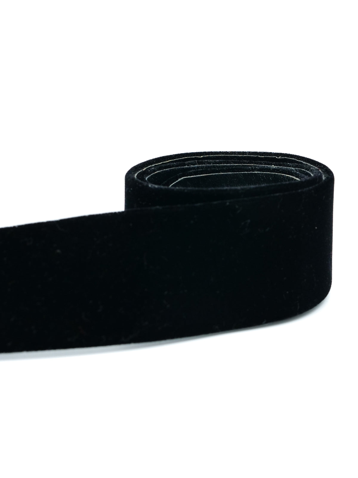 Oscar de la Renta Velvet Crystal Buckle Belt