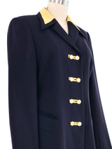 Escada Navy Contrast Jacket Jacket arcadeshops.com