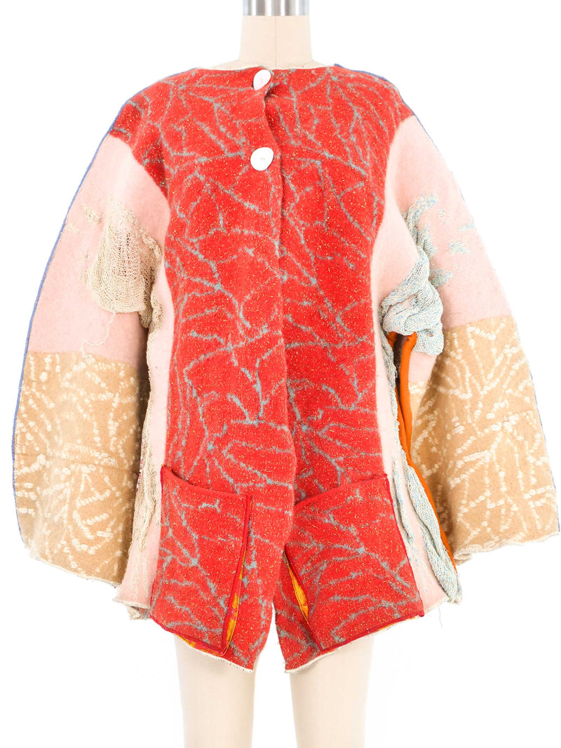 Patchwork Felted Wool Jacket Jacket arcadeshops.com