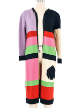 Mary McFadden Colorblock Cardigan Jacket arcadeshops.com