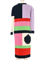 Mary McFadden Colorblock Cardigan Jacket arcadeshops.com