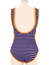 Liza Bruce Cutout Striped Swimsuit Suit arcadeshops.com