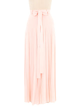 Chloe Pale Pink Pleated Palazzo Pants Bottom arcadeshops.com