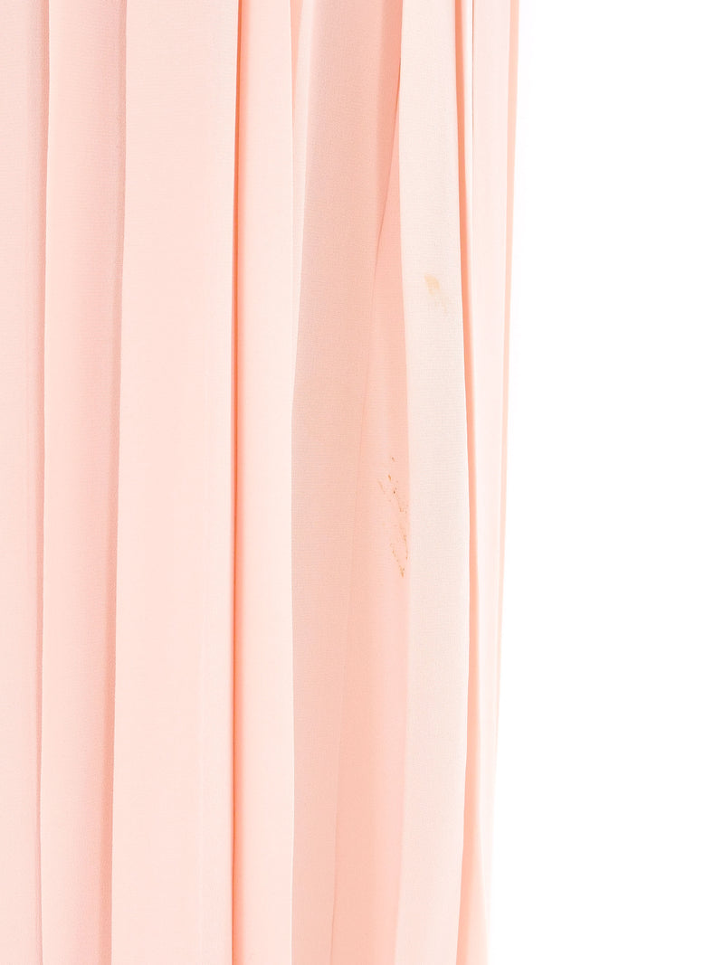 Chloe Pale Pink Pleated Palazzo Pants Bottom arcadeshops.com