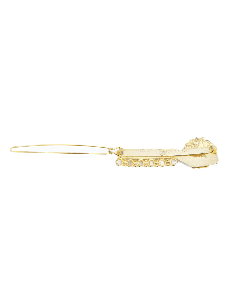 Gianni Versace Medusa Hair Barrette Accessory arcadeshops.com