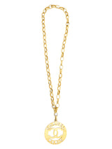 1991 Chanel Oversized Interlocking C Pendant Necklace Accessory arcadeshops.com