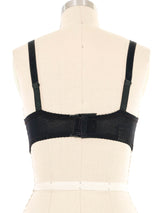 1950s Black Lace Bullet Bra Top arcadeshops.com