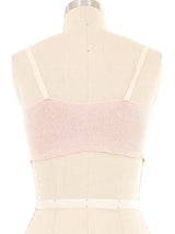 1930s Peach Knit Bra Top arcadeshops.com