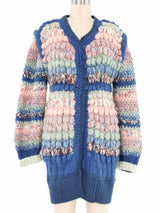 Pastel Pom Pom Cardigan Jacket arcadeshops.com