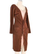 Jean Paul Gaultier Layered Slip Coat Dress Dress arcadeshops.com