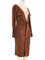 Jean Paul Gaultier Layered Slip Coat Dress Dress arcadeshops.com