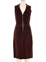 Bruce Brown Zip Front Corduroy Dress Dress arcadeshops.com