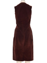 Bruce Brown Zip Front Corduroy Dress Dress arcadeshops.com