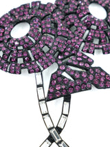 Sonia Rykiel Crystal Flower Brooch Accessory arcadeshops.com