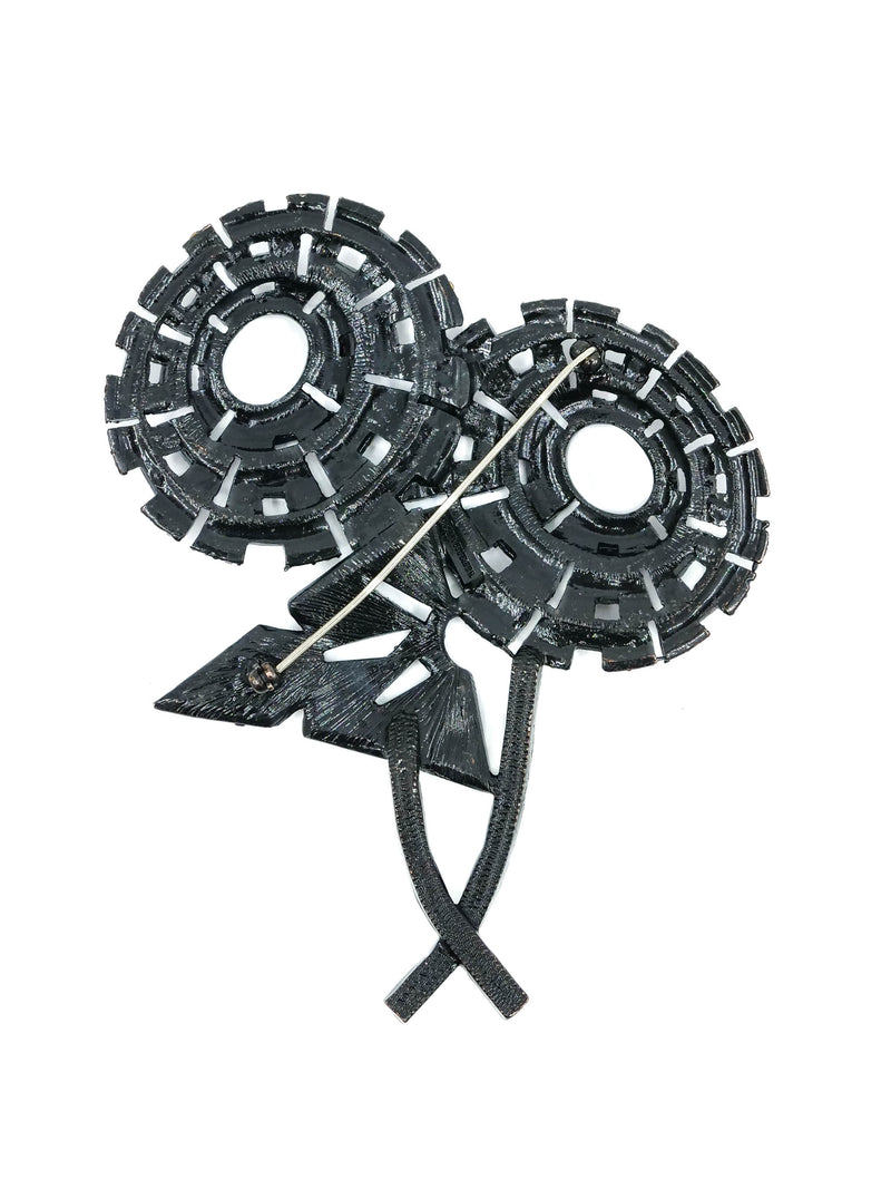 Sonia Rykiel Crystal Flower Brooch Accessory arcadeshops.com