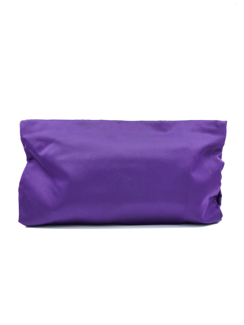 Prada Anemone Tessuto Pietre Jeweled Clutch Accessory arcadeshops.com
