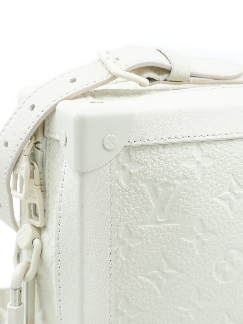 2018 Louis Vuitton White Monogram Soft Trunk Bag Accessory arcadeshops.com