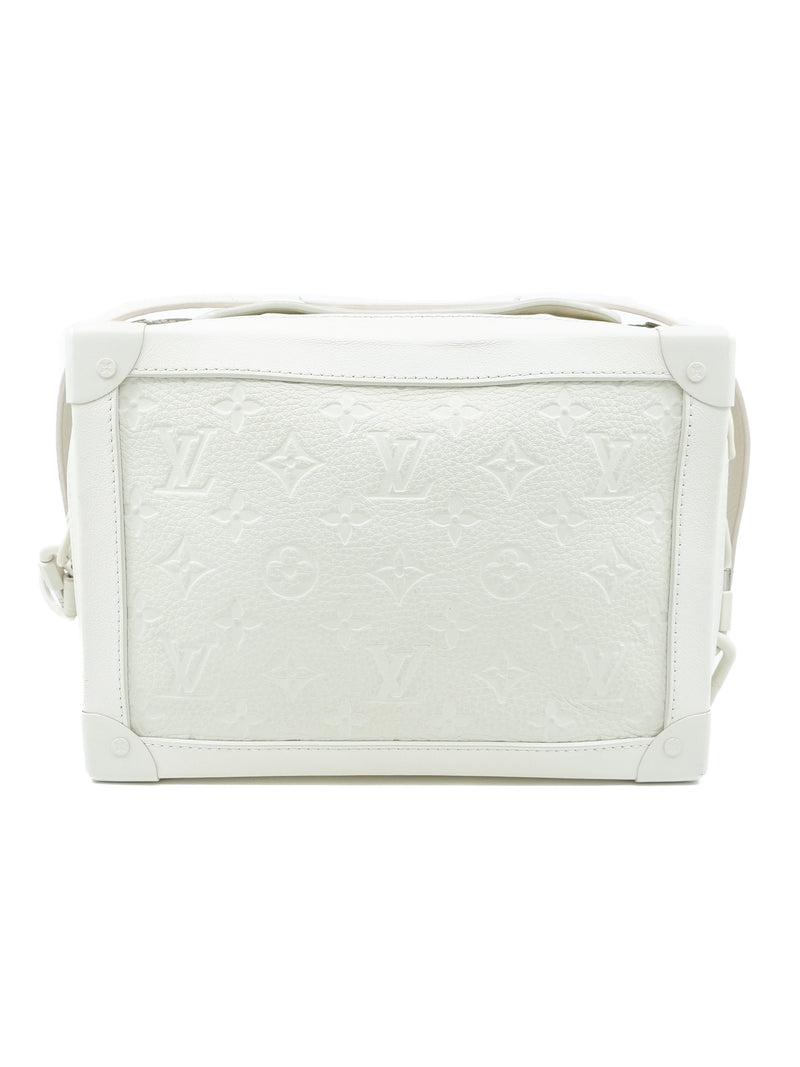 2018 Louis Vuitton White Monogram Soft Trunk Bag Accessory arcadeshops.com