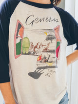 1982 Genesis Tour Raglan Tee T-Shirt arcadeshops.com