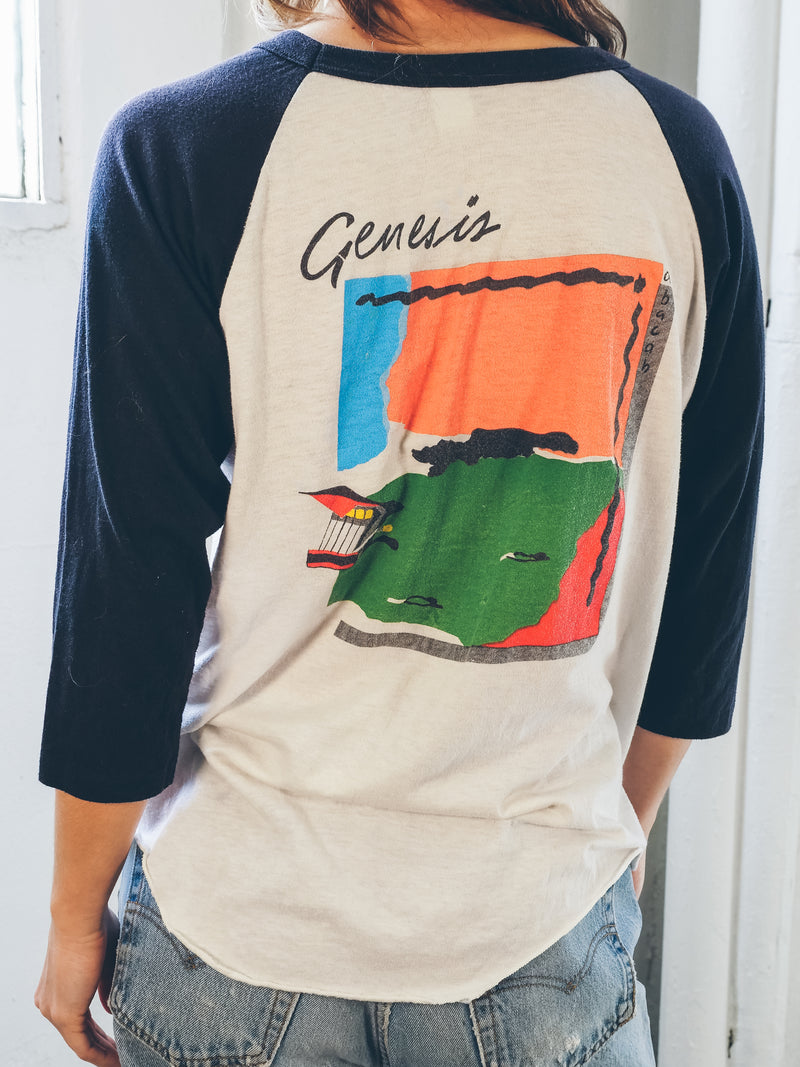 1982 Genesis Tour Raglan Tee T-Shirt arcadeshops.com