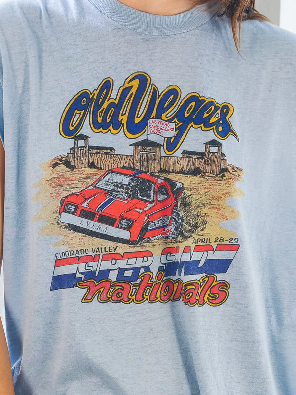 1980s Old Vegas Super Sand Race Muscle Tee T-Shirt arcadeshops.com