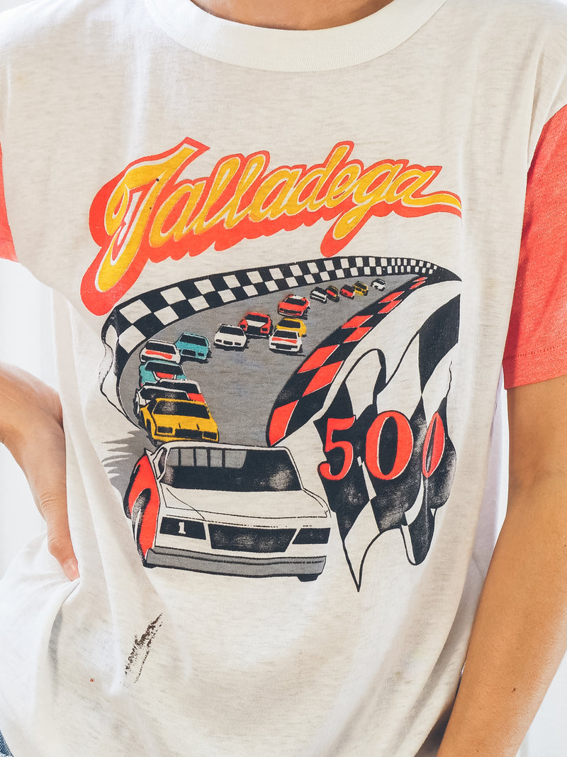 1980s Talladega Speedway Graphic Tee T-Shirt arcadeshops.com