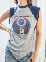 1981 Journey Tour Cutoff Raglan Tee T-shirt arcadeshops.com