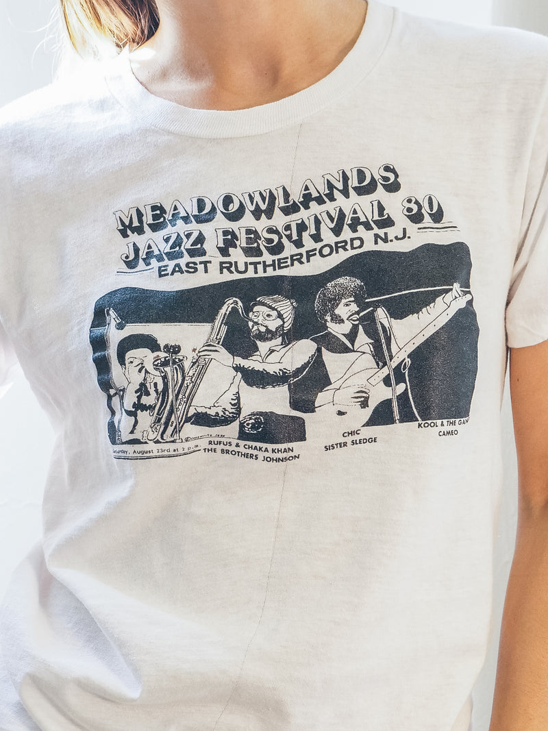 1980 Meadowlands Jazz Festival Tee T-shirt arcadeshops.com